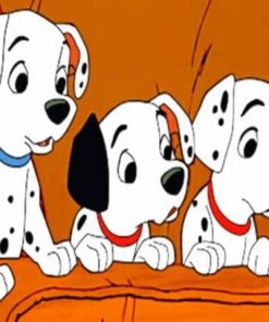 Disney Dalmatian Dogs Paint By Numbers