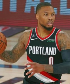 Lillard Damian Basketball Star Paint By Numbers