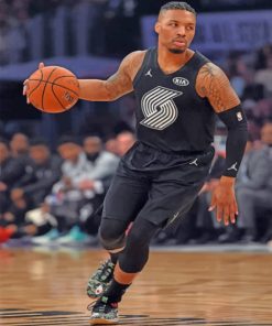 Damian Lillard Basketball Legend Paint By Numbers