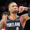 Damian Lillard Basketball Paint By Numbers