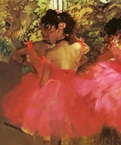Dancers in Pink Paint By Numbers