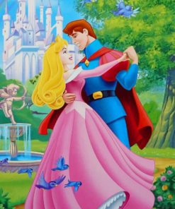 Dancing Sleeping Beauty Romance Paint By Numbers