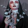 Dark Gothic Nun Paint By Numbers