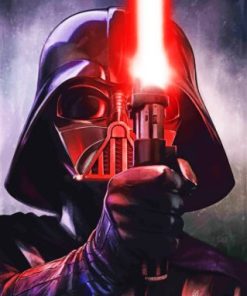 Darth Vader Sci-Fi Paint By Numbers