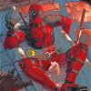 Deadpool Movie Fun Paint By Numbers