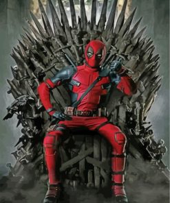 Deadpool Movie Icon Paint By Numbers