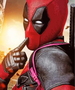 Deadpool Superhero Movies Paint By Numbers