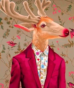 Mr. Deer Paint By Numbers