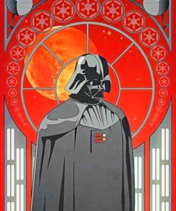Darth Vader Star Wars Paint By Numbers
