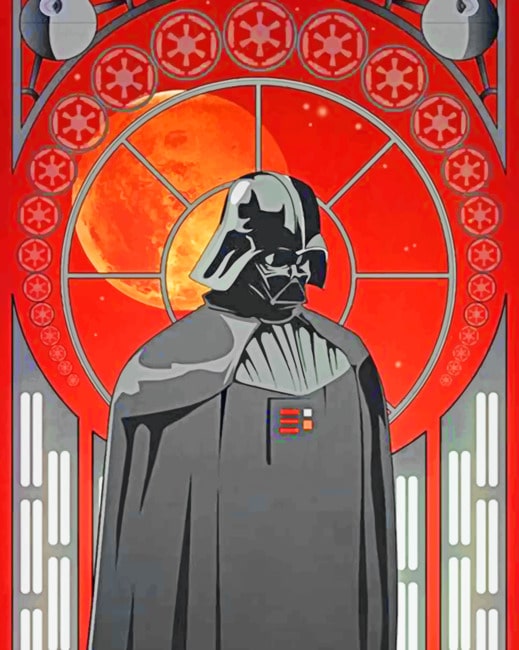 Finalizing the Darth Vader Paint By Numbers Artwork
