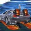 Delorean Movie Car Paint By Numbers