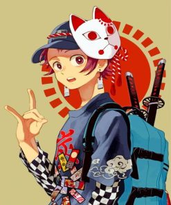 Demon Slayer Tanjiro Kamado Paint By Numbers