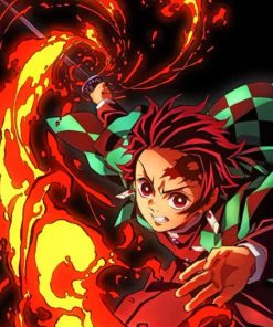 Demon Slayer Anime Art Paint By Numbers