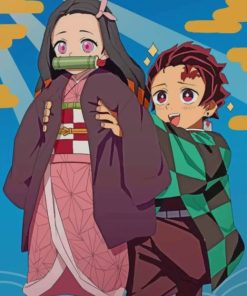 Demon Slayer Anime Paint By Numbers