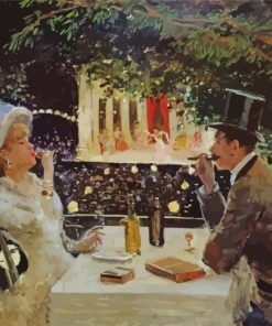 Les Ambassadeurs Dining Scene Paint By Numbers