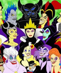 Disney Villains Collection Paint By Numbers