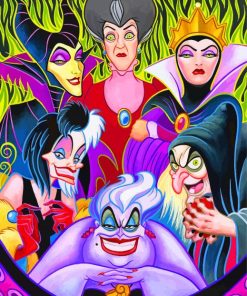Disney Villains Series Paint By Numbers
