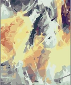 Dark Abstract Art Paint By Numbers