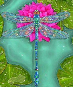 Dragonfly Nature Paint By Numbers
