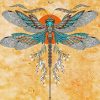 Colorful Dragonfly Insect Paint By Numbers