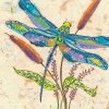 Dragonfly Insect Art Paint By Numbers