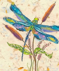 Dragonfly Insect Art Paint By Numbers