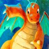 Pokemon Dragonite Anime Paint By Numbers