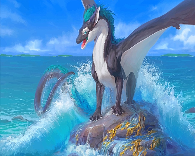 Finalizing the Drakon Ocean Dragon Artwork