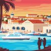 Dubrovnik Cityscape Croatia Paint By Numbers