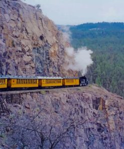Durango Engine Train Paint By Numbers