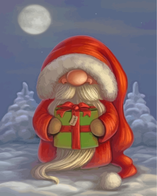 Finalizing Dwarf Santa Artwork