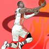 Dwyane Wade Basketball Legend Paint By Numbers