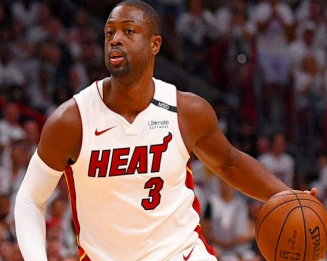 Dwyane Wade Basketball Legend Paint By Numbers