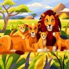 East African Lion Cubs Paint By Numbers