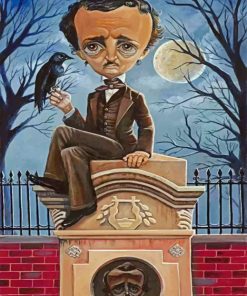 Edgar Allan Poe Cartoons Paint By Numbers