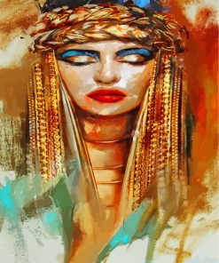 Egyptian Woman Style Paint By Numbers