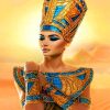 Ancient Egyptian Woman Paint By Numbers