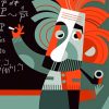 Albert Einstein Pop Art Paint By Numbers