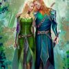 Fantasy Elf Romance Paint By Numbers