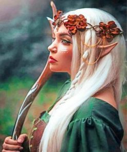 Elf Woman Fantasy Paint By Numbers