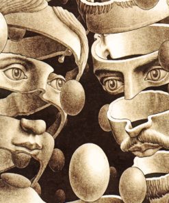 MC Escher Bond of Union Paint By Numbers