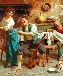 Eugenio Zampighi Family Moments Paint By Numbers