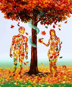 Eve and Adam Couples Paint By Numbers