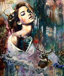 Wild Woman Portrait Paint By Numbers