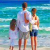 Beach Family Moments Paint By Numbers