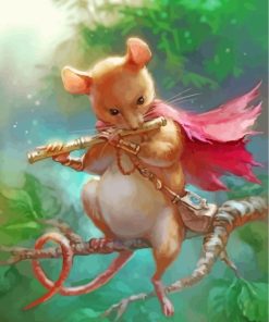 Musical Mouse Art Paint By Numbers