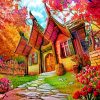 Enchanted Forest House Paint By Numbers