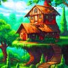 Magical Tree House Paint By Numbers