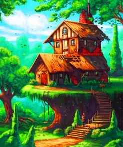 Magical Tree House Paint By Numbers