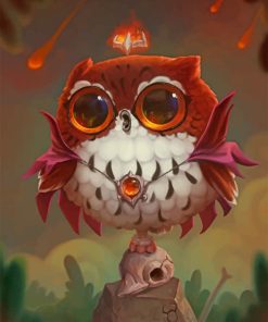 Fantasy Owl Paint By Numbers